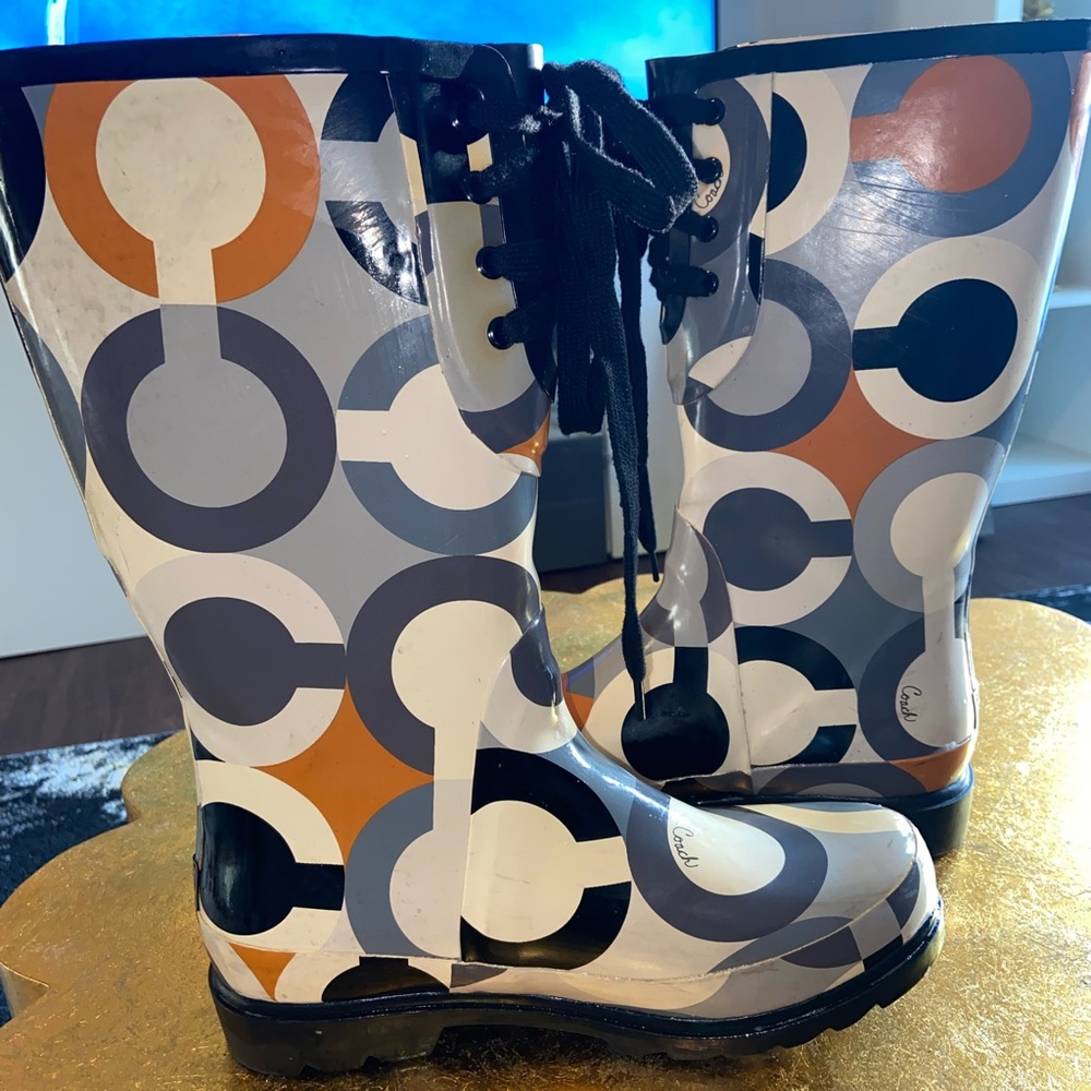 Authentic Coach Rainboots - Picture 2 of 8